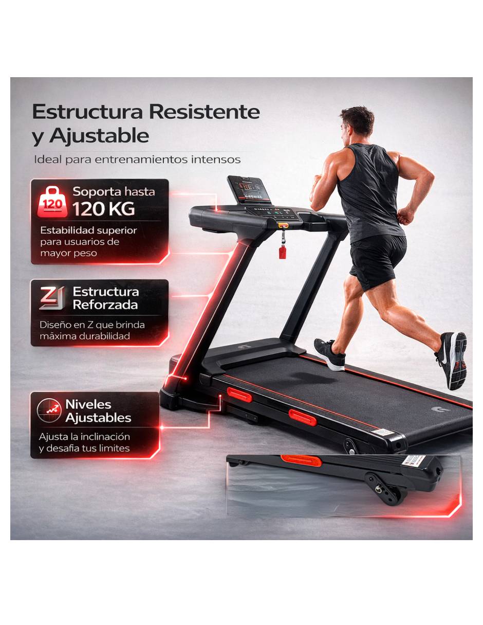 Caminadora Eléctrica Profesiona 2.5 HP Tipo Z 2
