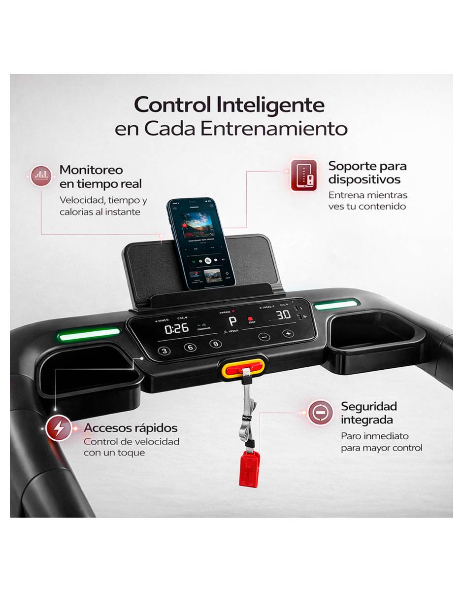 Caminadora Eléctrica Profesiona 2.5 HP Tipo Z 5