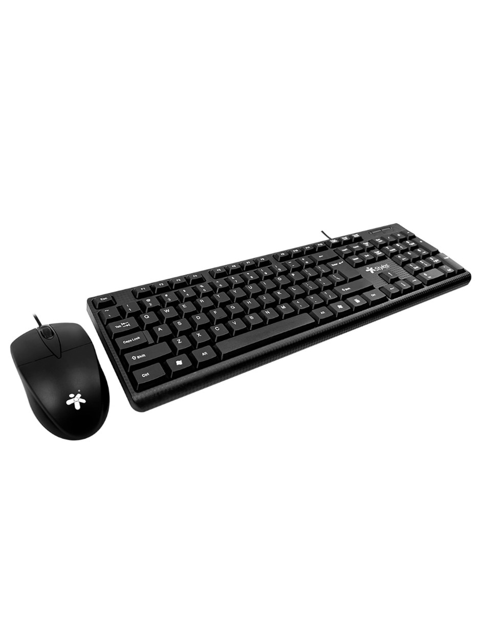 Mouse y teclado STYLOS STPKTM4B