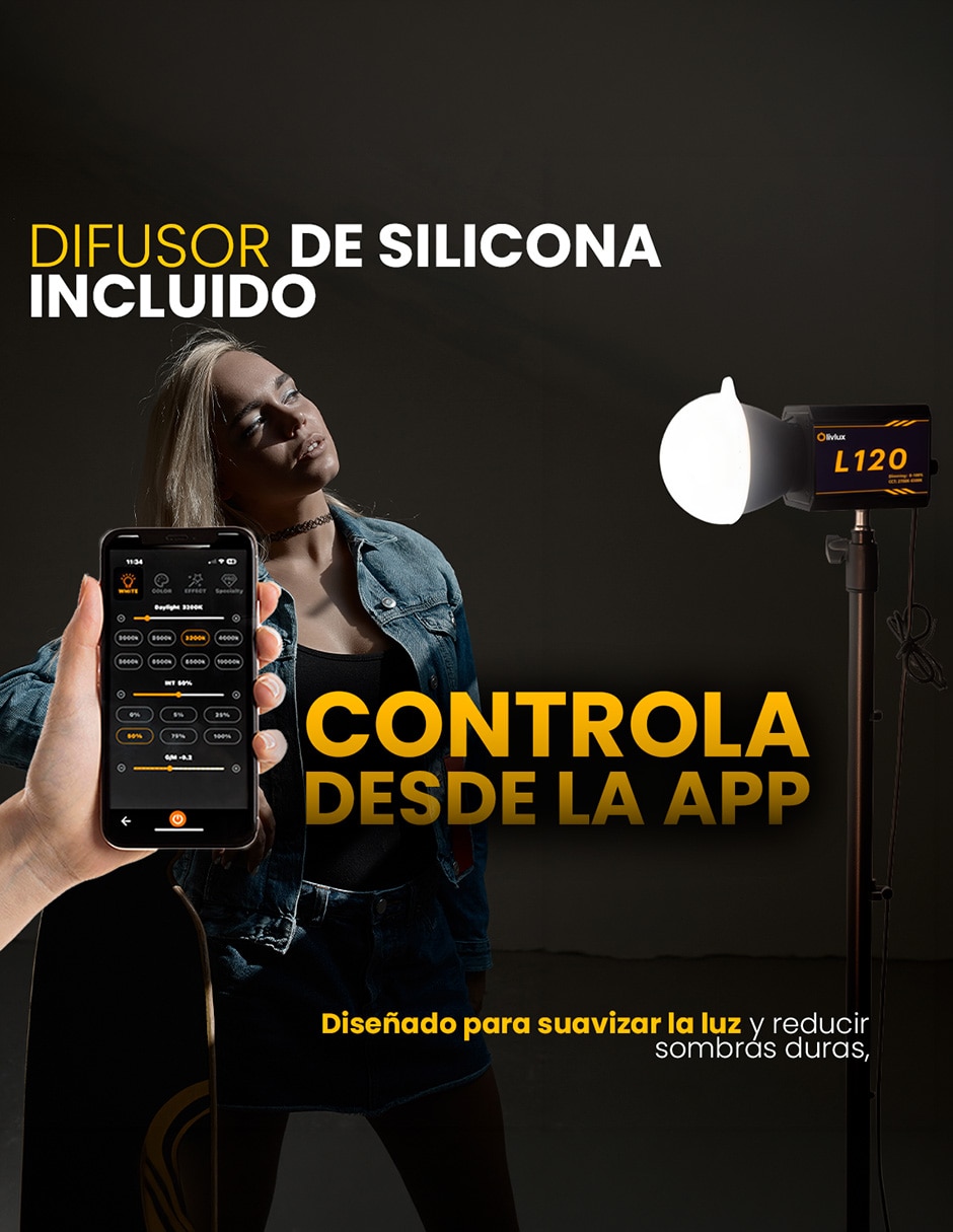 Lámpara para fotografía LIVLUX
