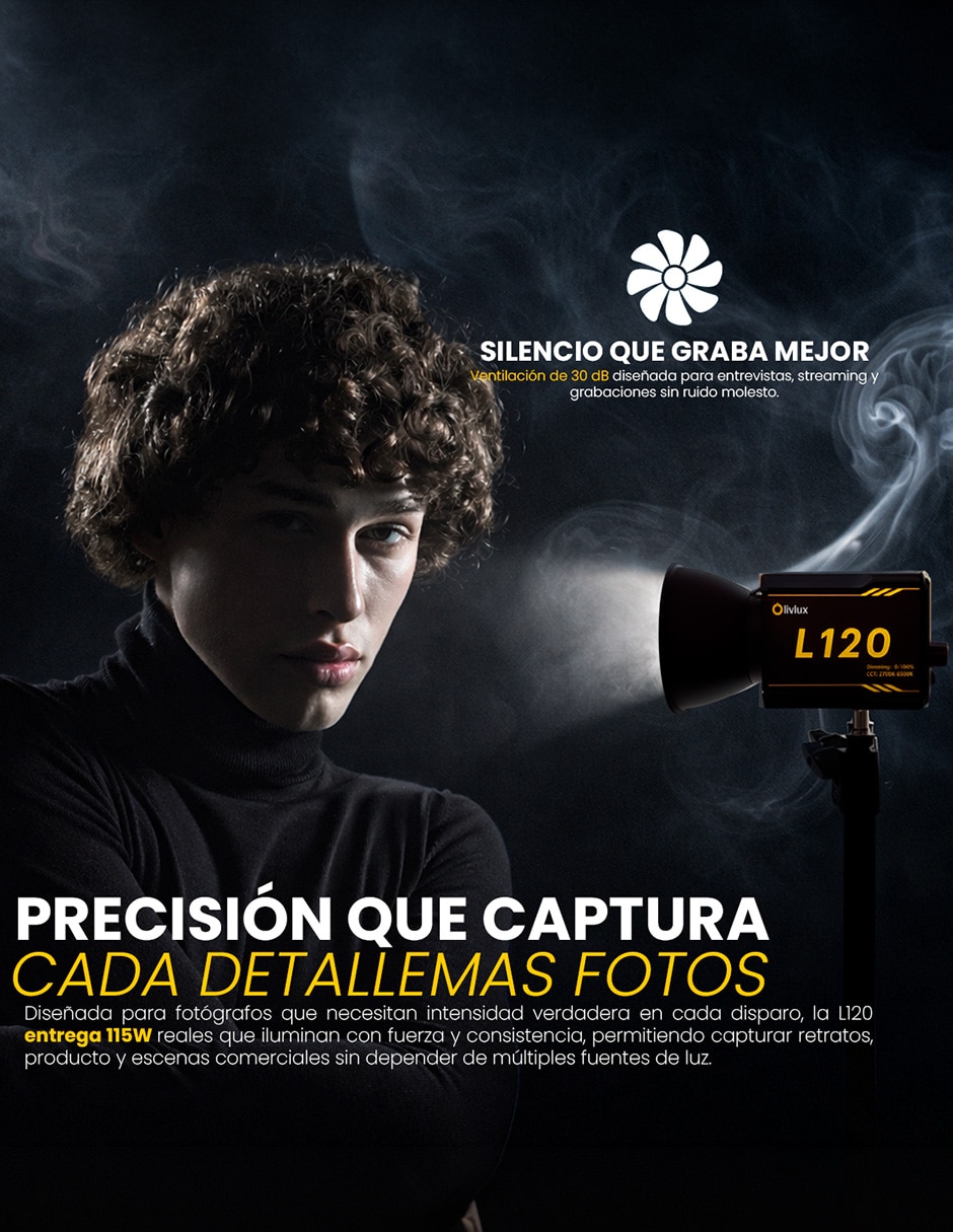 Lámpara para fotografía LIVLUX
