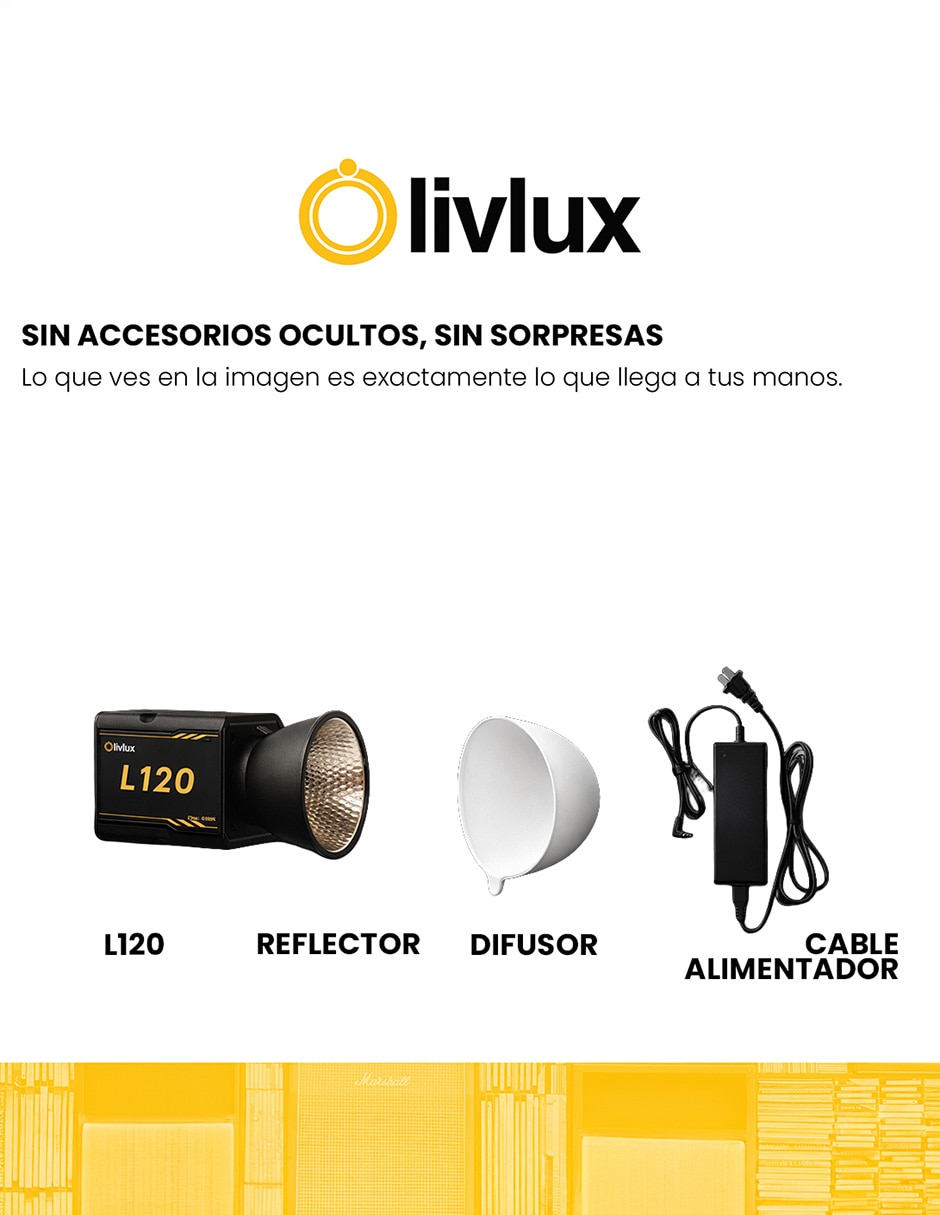 Lámpara para fotografía LIVLUX