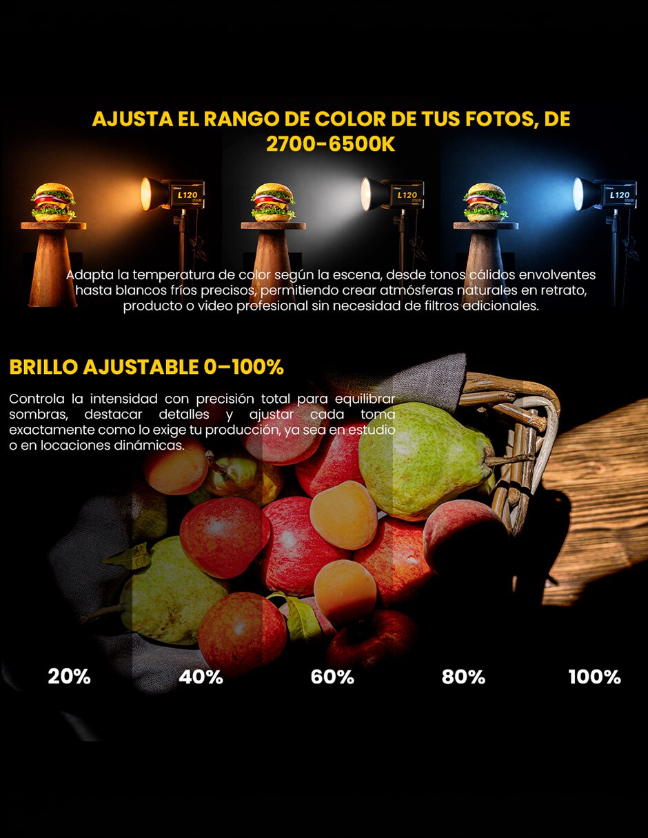 Lámpara para fotografía LIVLUX
