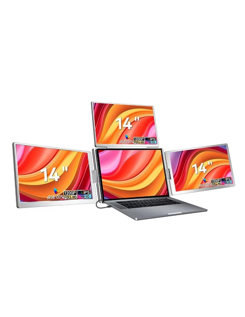 Monitor portátil IPS Full HD 14 pulgadas S780 Tripantalla
