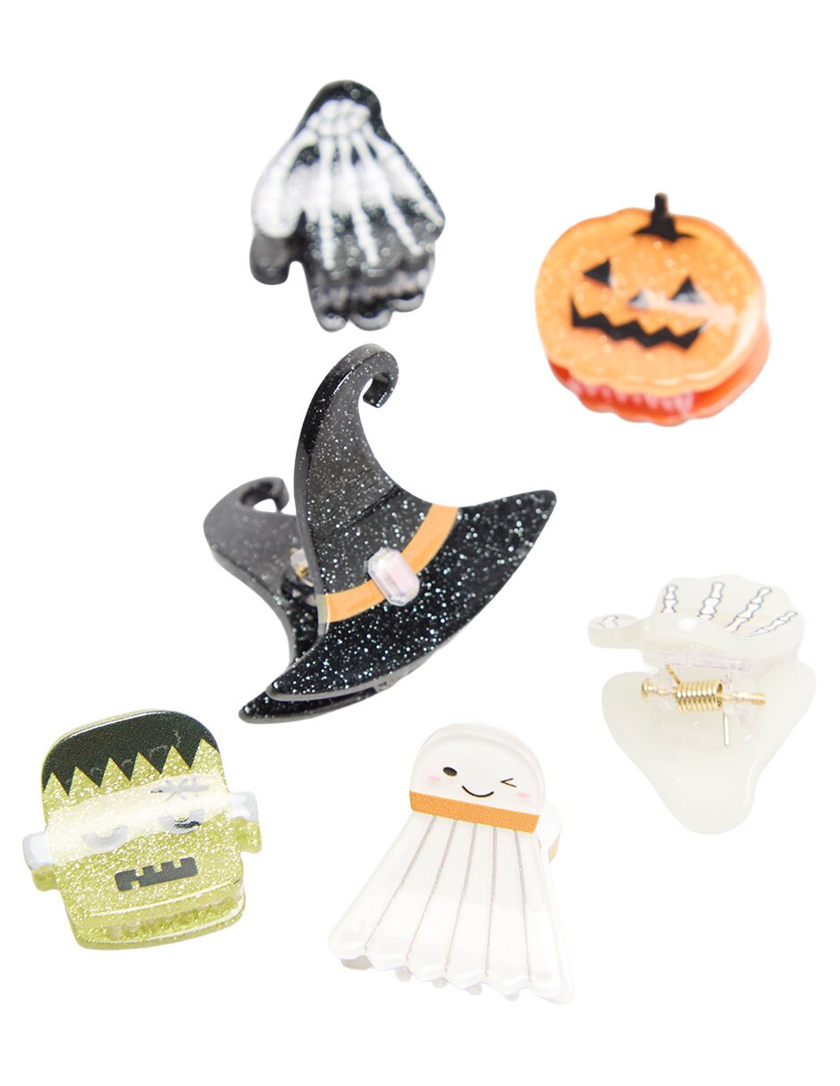 Set de broche para cabello Halloween para niña 2