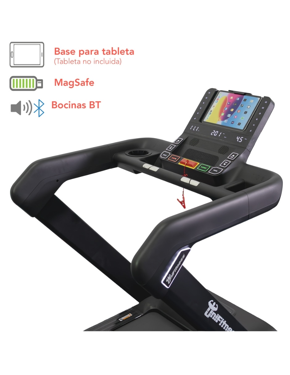 Caminadora semiprofesional Unifitness UFTL2500E plegable