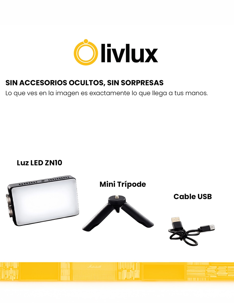 Lámpara para fotografía ZN10 7
