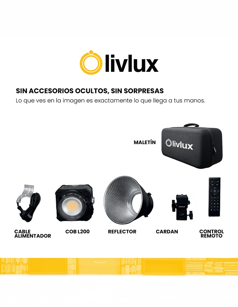 Lámpara para fotografía Livlux