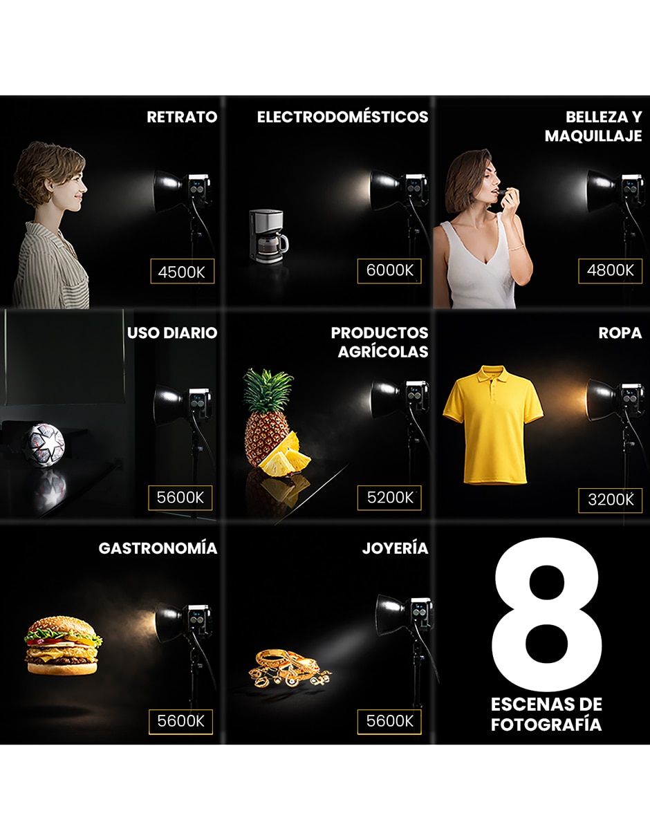 Lámpara para fotografía Livlux