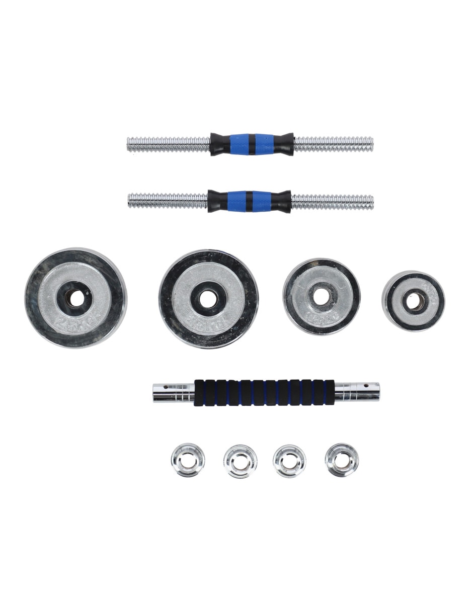 Kit mancuernas de peso variable Brandtrendy 30 kg 23 piezas