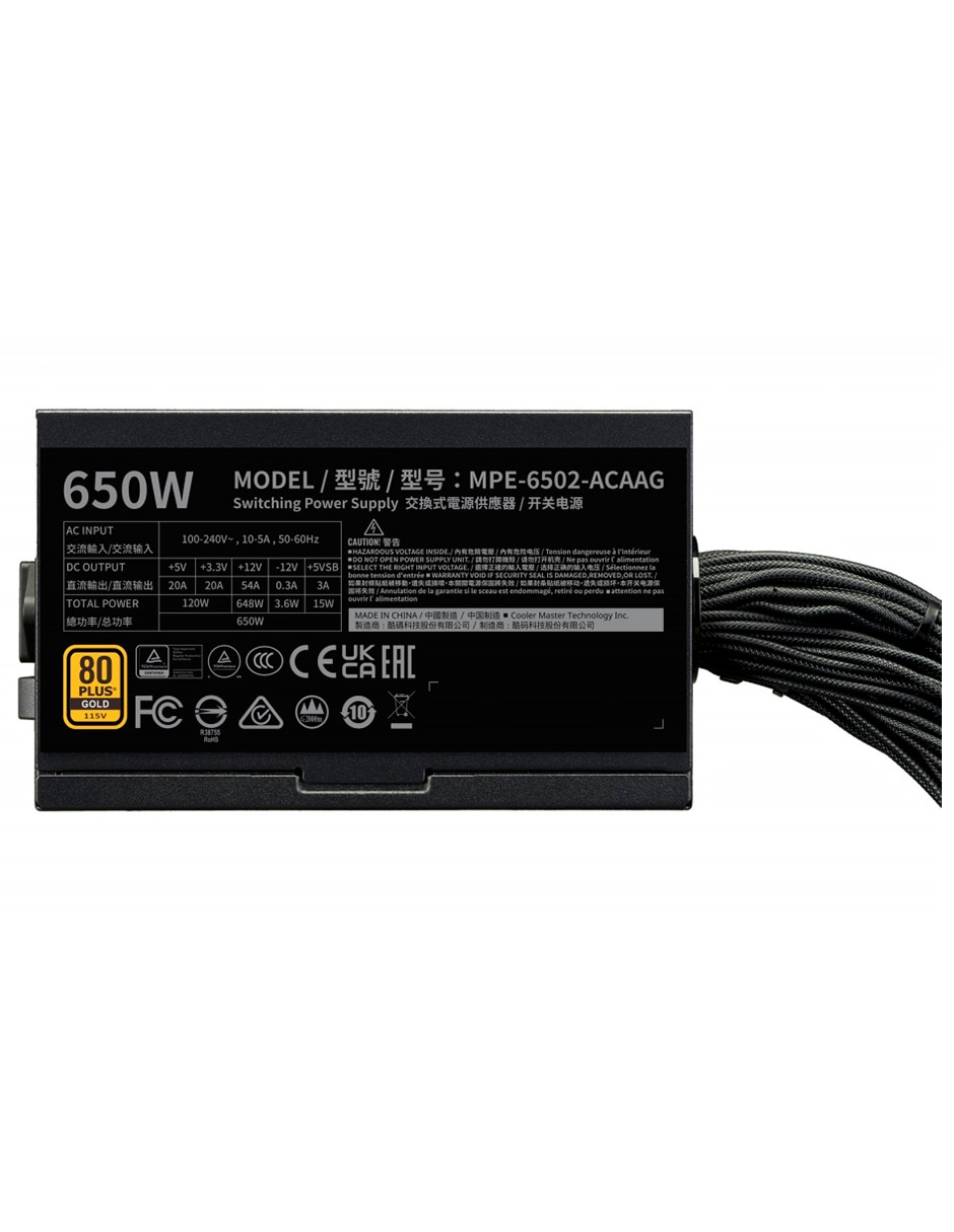 COOLER MASTER MWE V3 650W GOLD
