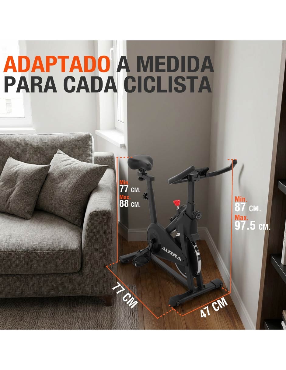 Bicicleta fija Altera Vortex acero