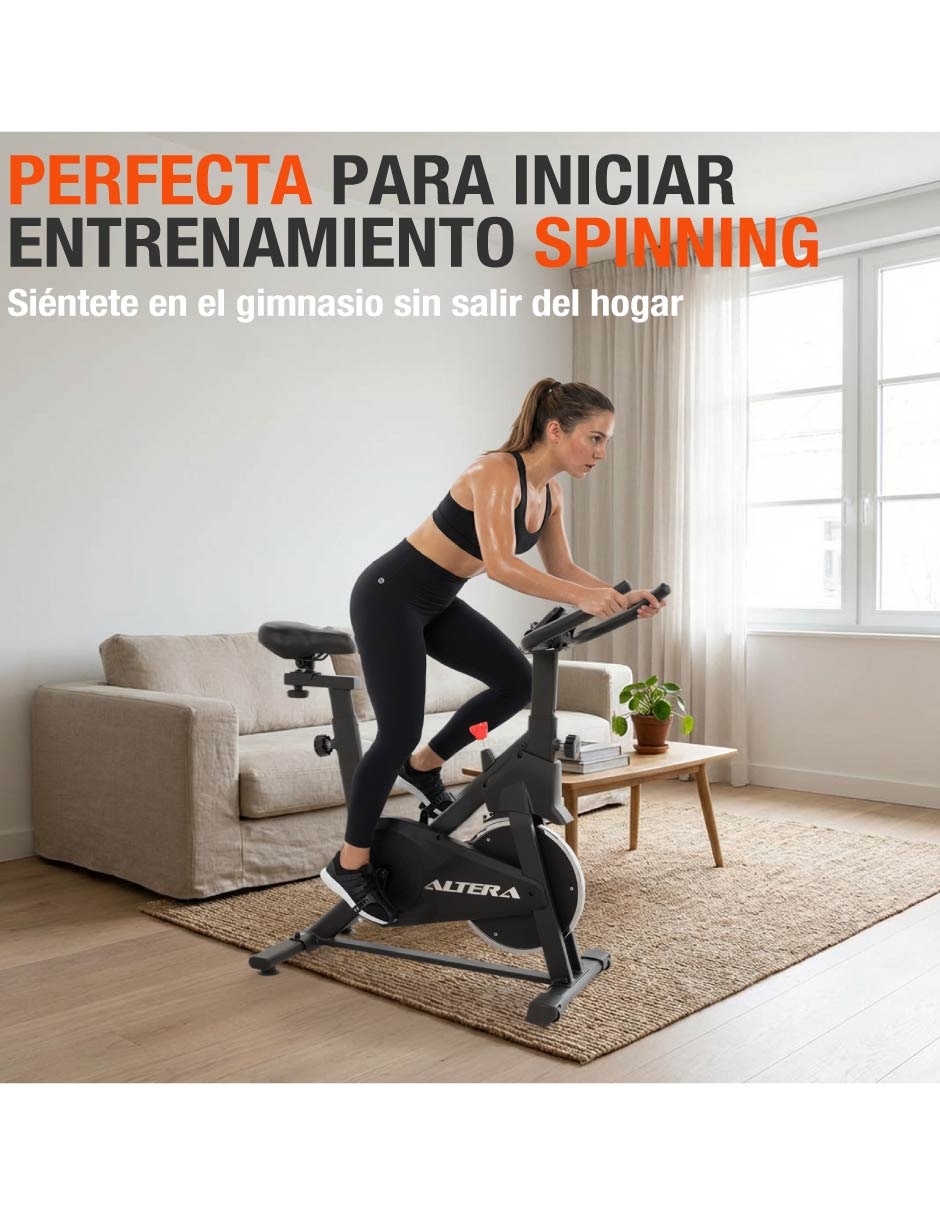 Bicicleta fija Altera Vortex acero