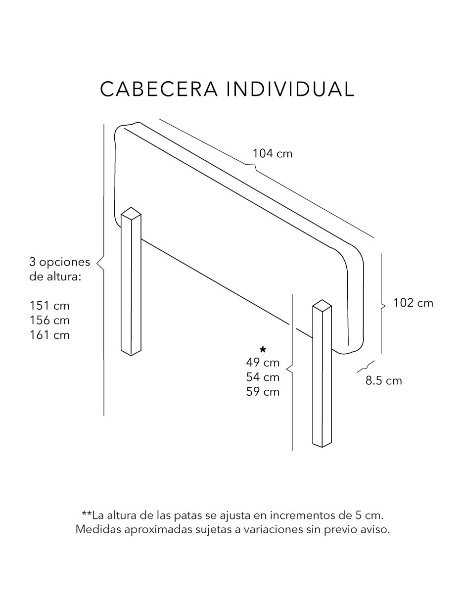 Cabecera armable Argos de madera pino 6