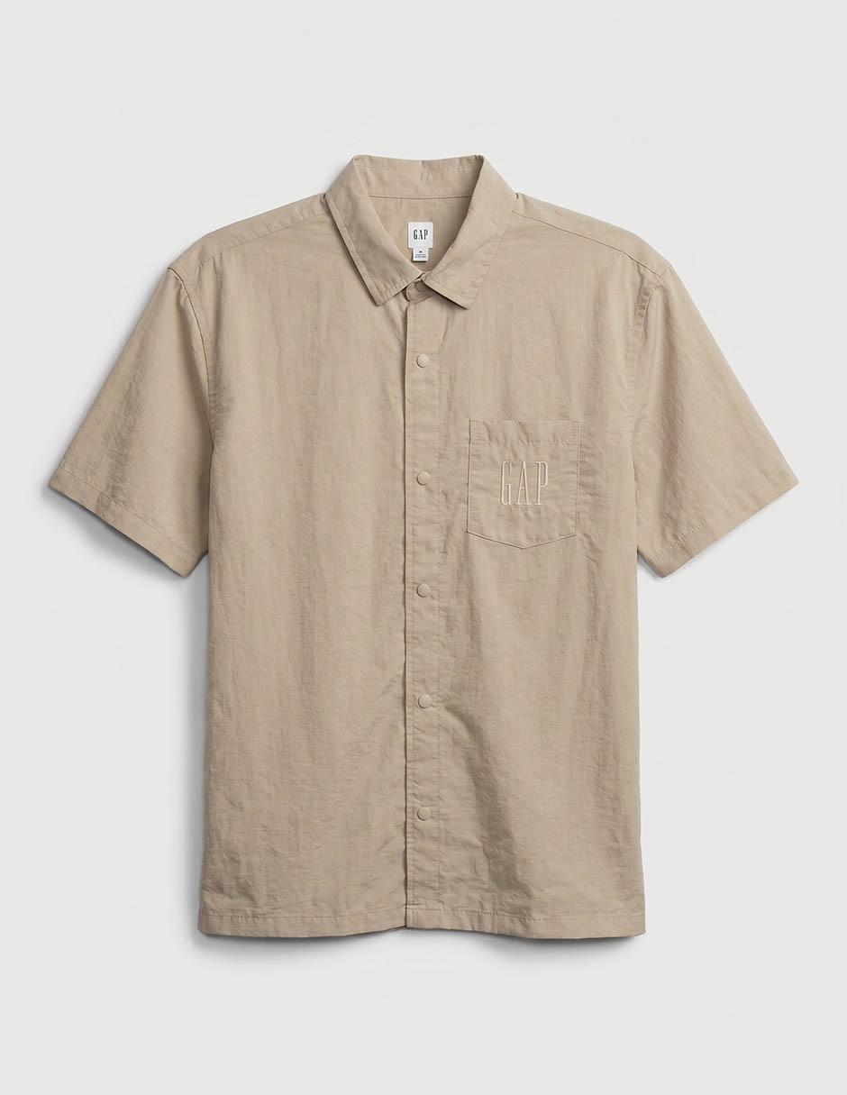 Camisa casual de algodón manga corta para niño 2