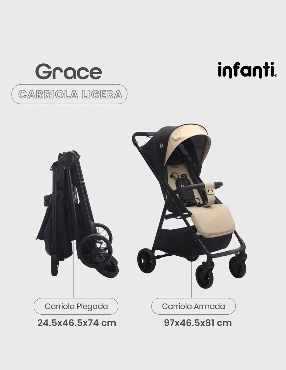 Carriola estándar Grace Infanti plegable