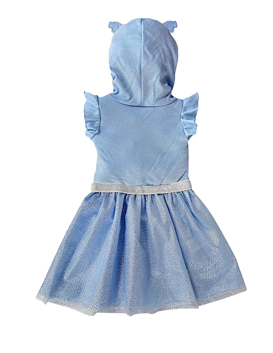 Vestido manga regular para niña 3