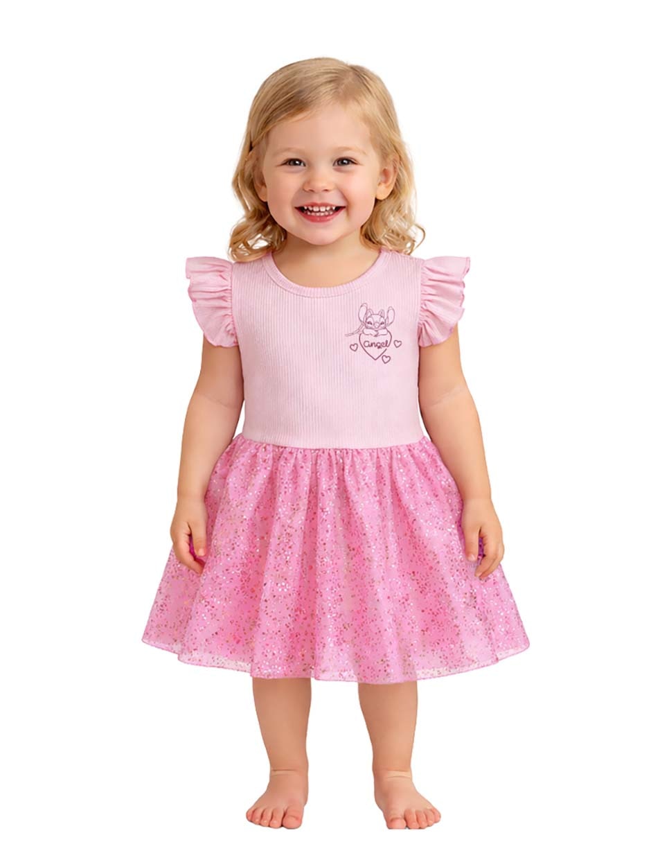 Vestido Disney Disney manga regular para niña