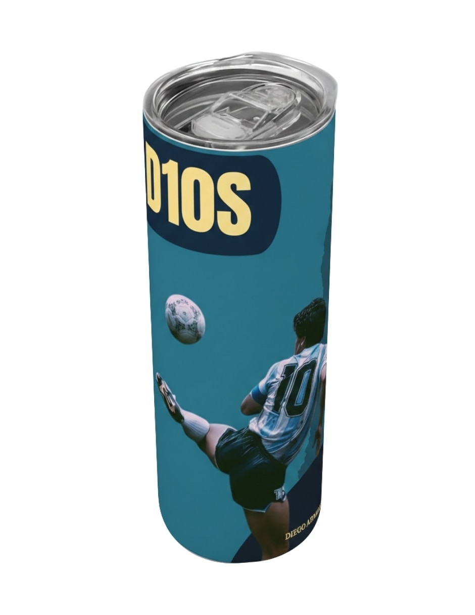 Set termo de acero inoxidable con tapa a presión 5