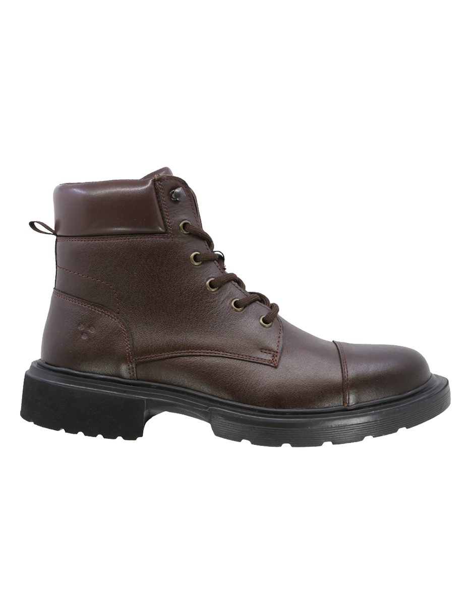 Triples casual de piel para hombre