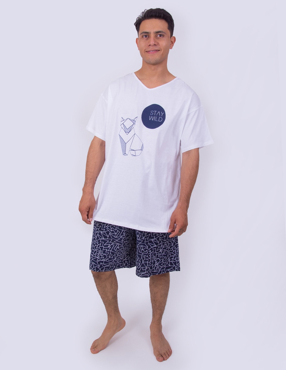 Conjunto pijama TWINS Bermudas para hombre