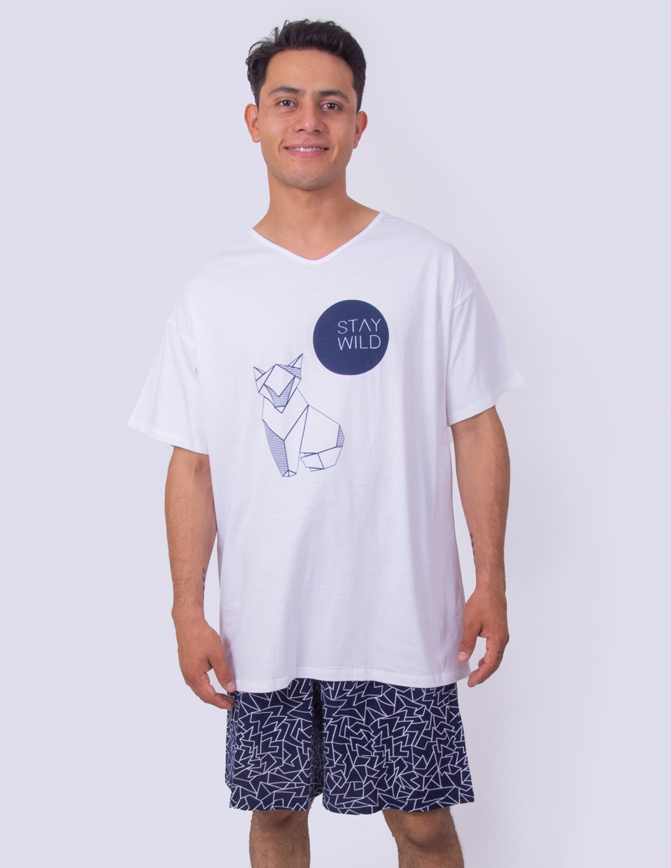 Conjunto pijama Bermudas para hombre