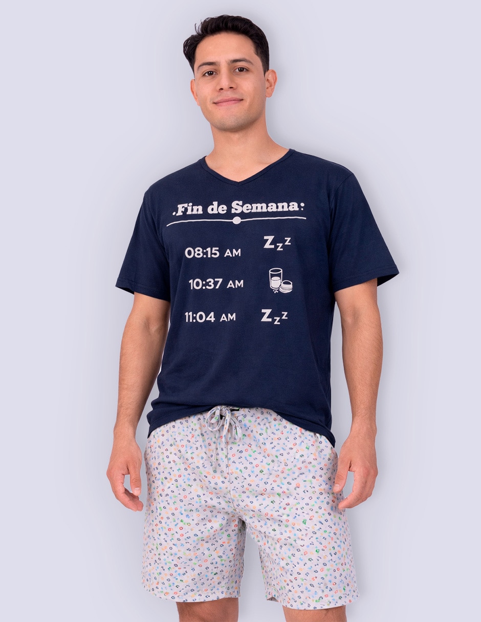 Conjunto pijama Twins Bermudas para hombre