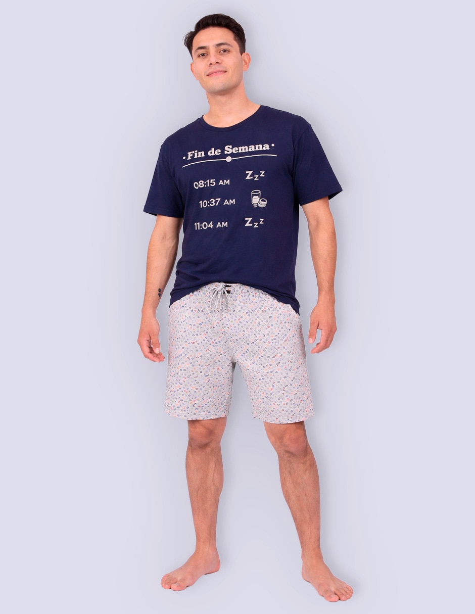 Conjunto pijama Twins Bermudas para hombre