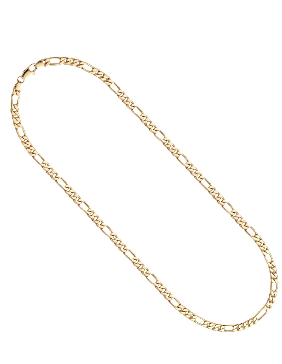 Cadena de eslabones Horoz con acabado chapa de oro 18 k