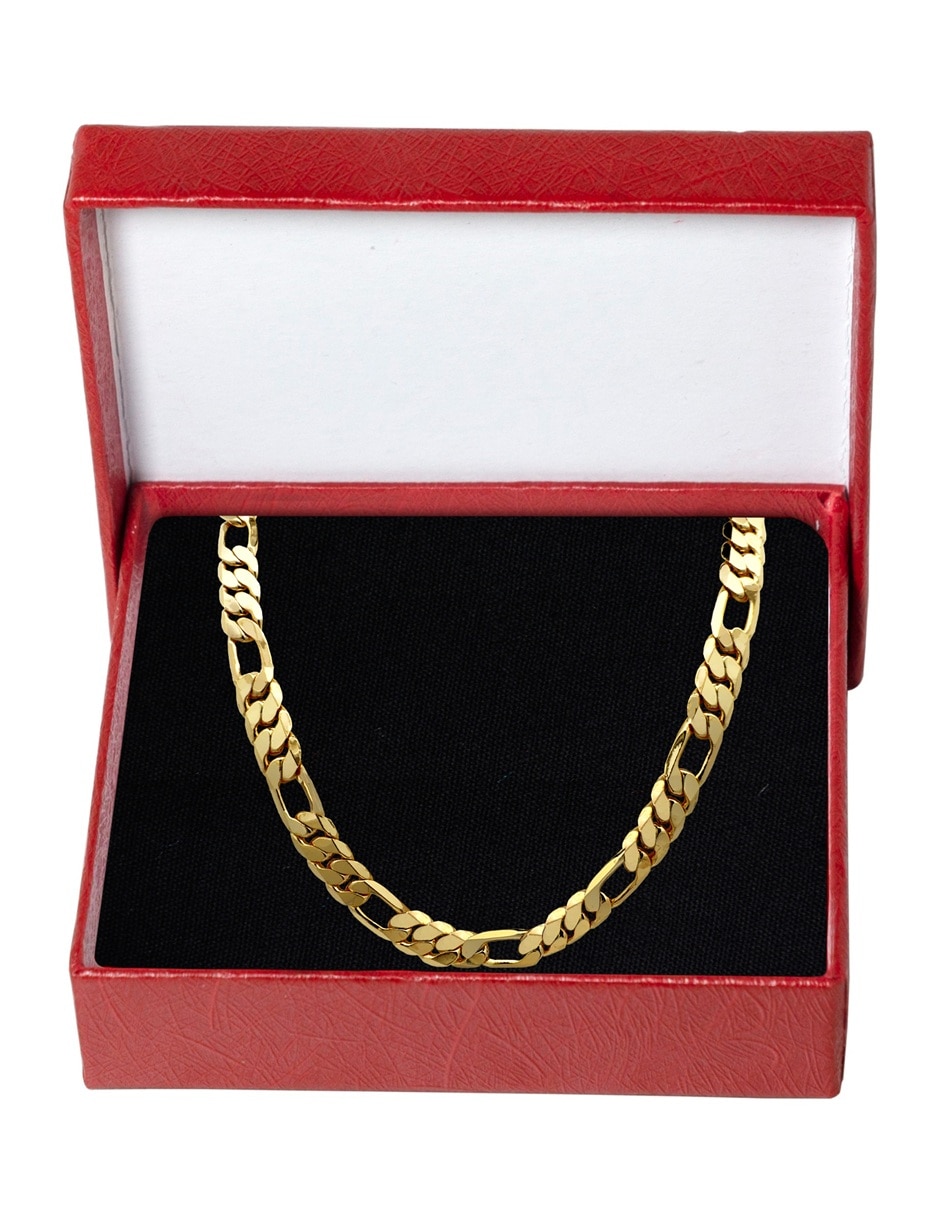 Cadena de eslabones Horoz con acabado chapa de oro 18 k
