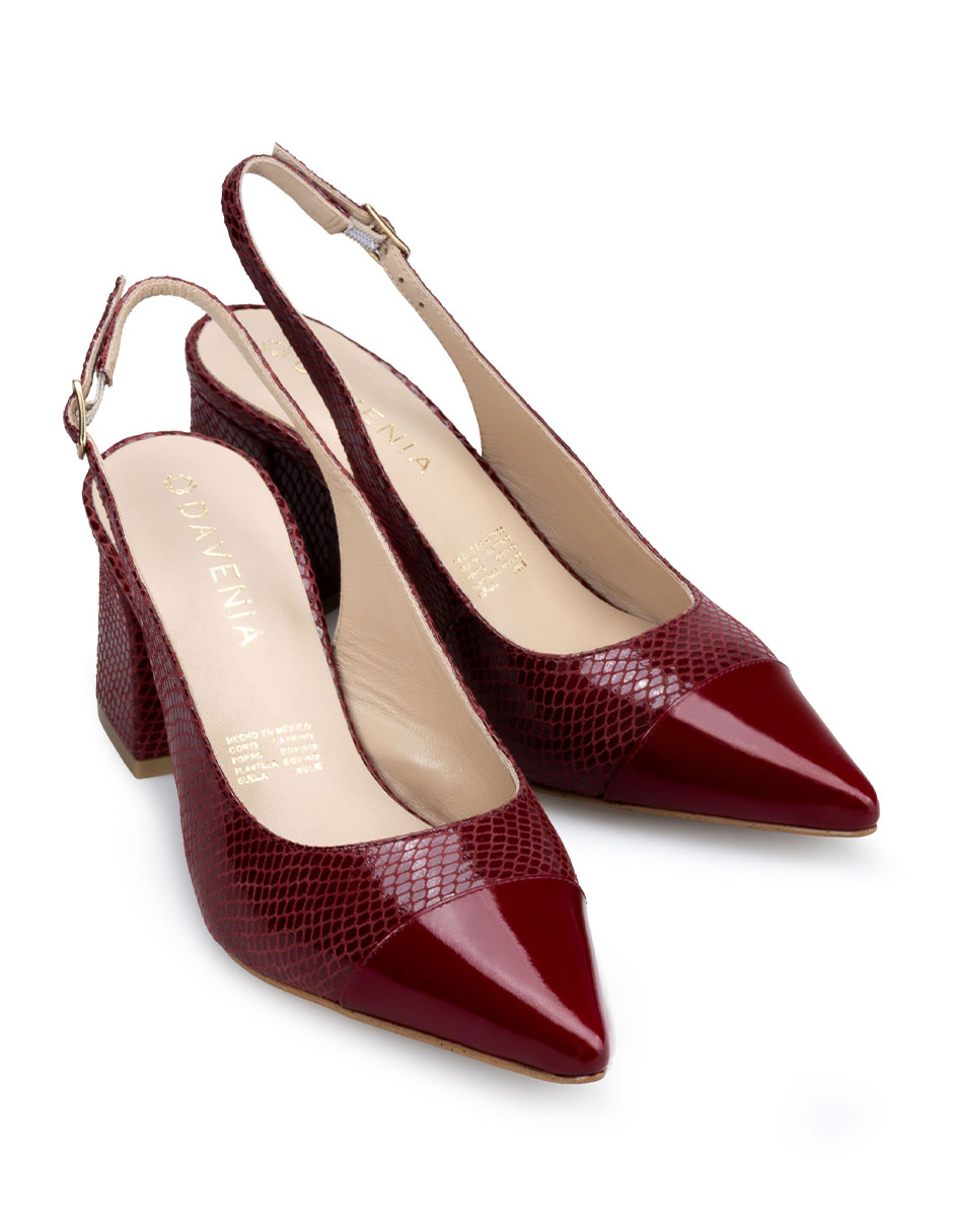 Zapatilla piel Davenia