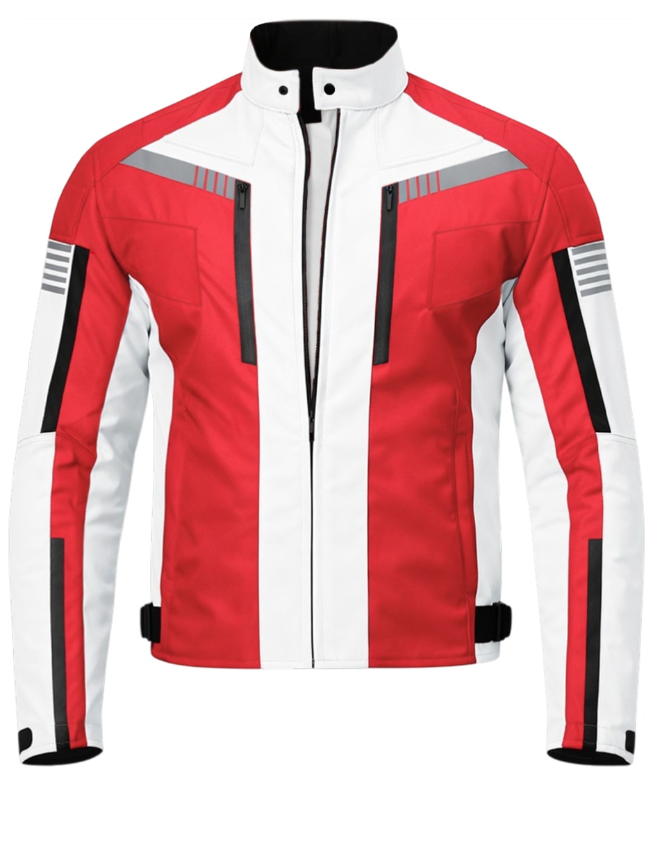 Chamarra para motociclista Roosevelt con bolsillos para hombre
