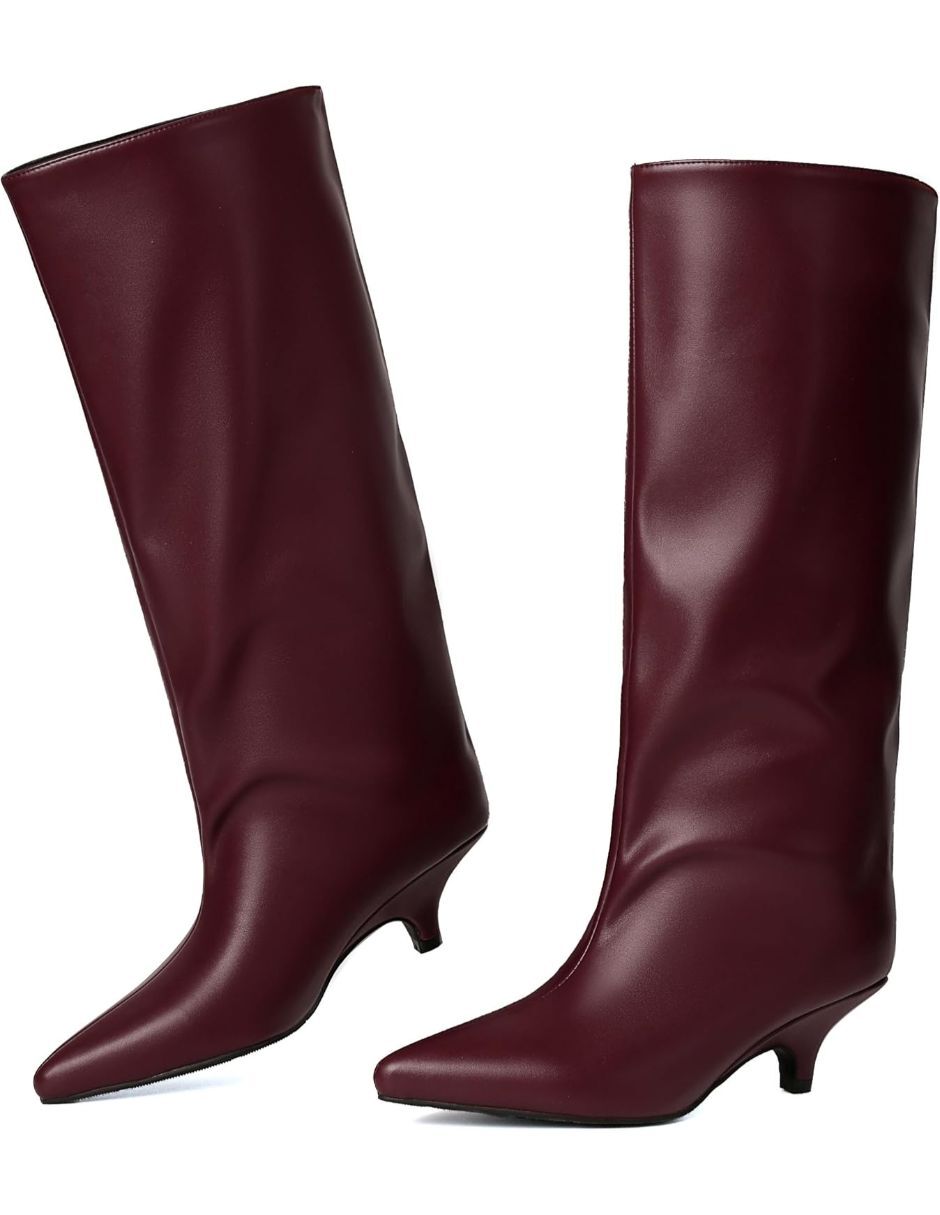 Bota abajo de la rodilla gwin para mujer