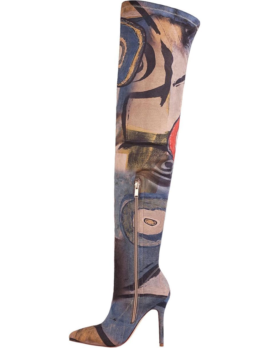 Bota arriba de la rodilla para mujer 2