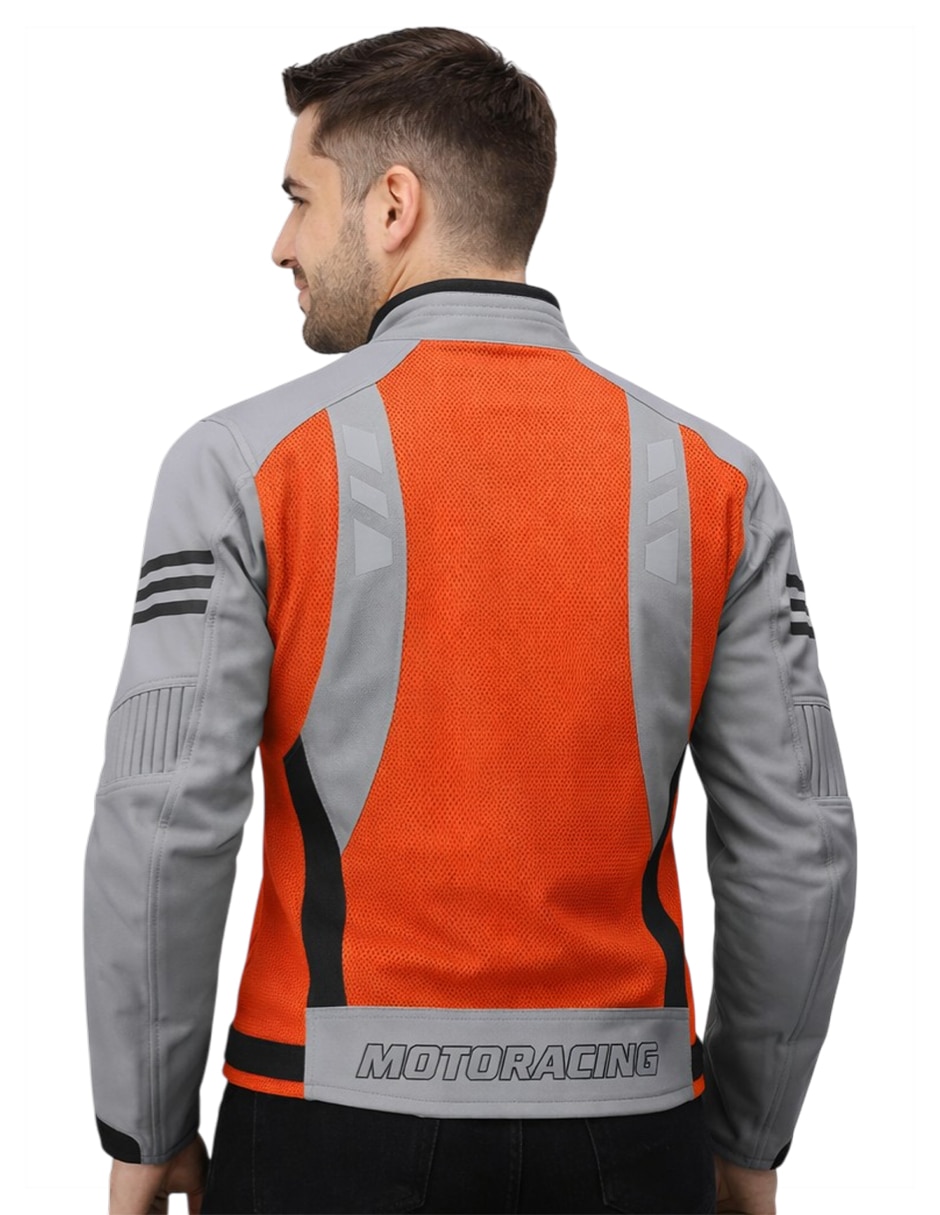 Chamarra para motociclista Roosevelt Biker con bolsillos para hombre