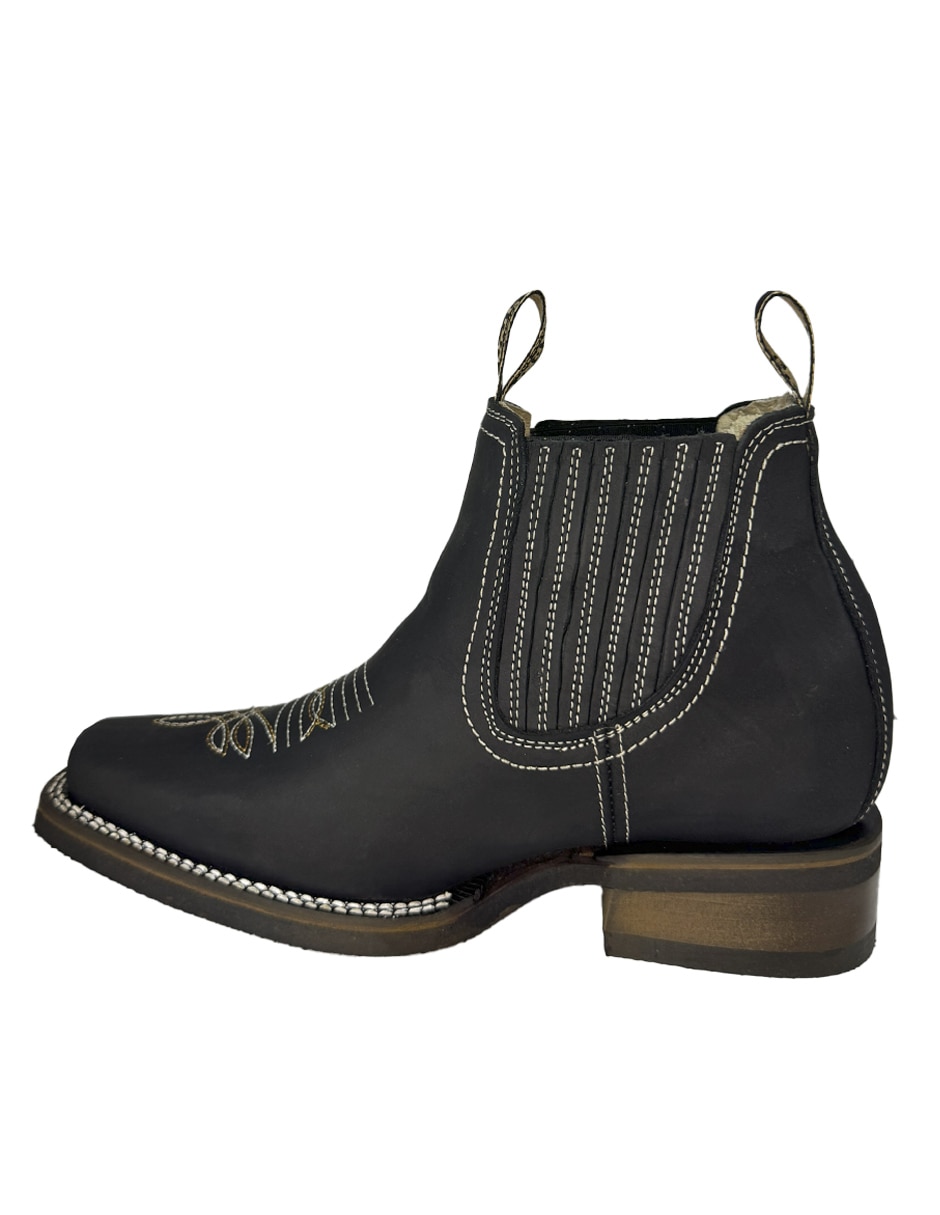 Botín de piel para hombre 2