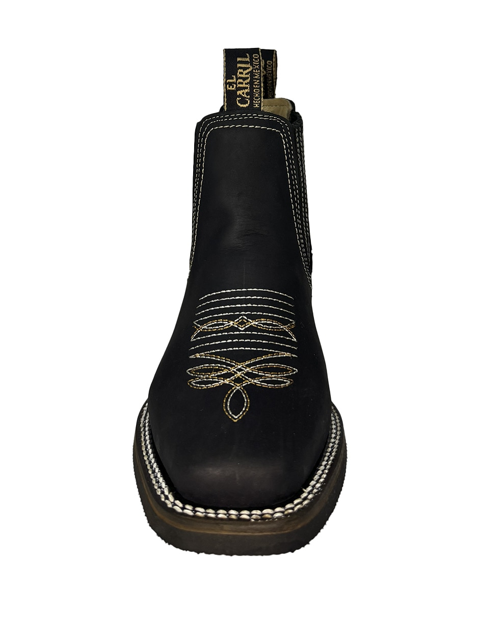 Botín de piel para hombre 3