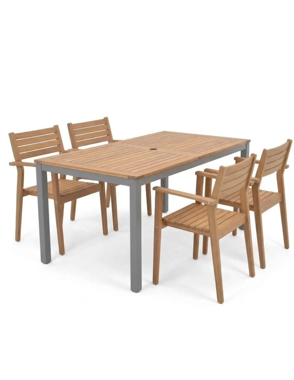 Comedor Birmingham para 4 personas de madera