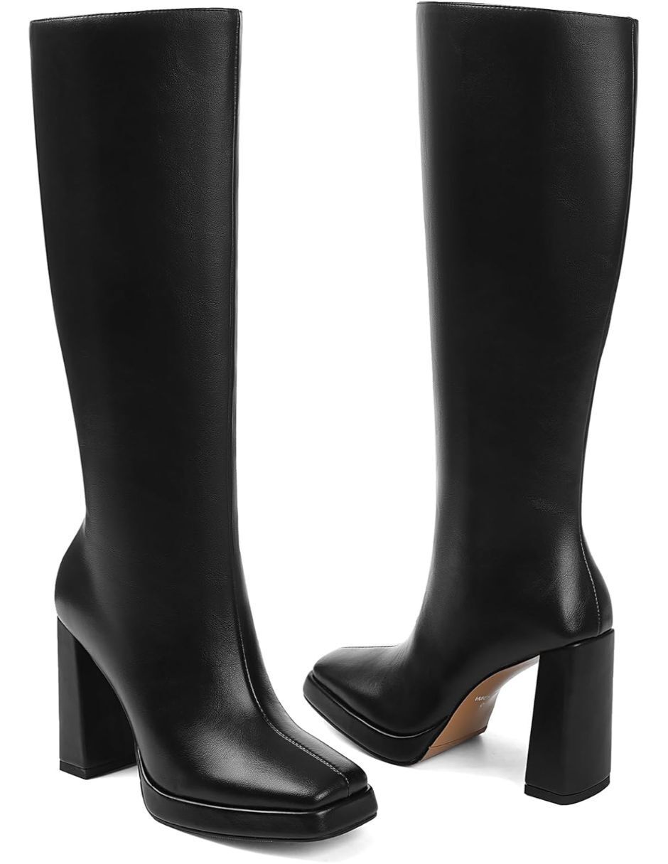 Bota media pierna gwin para mujer