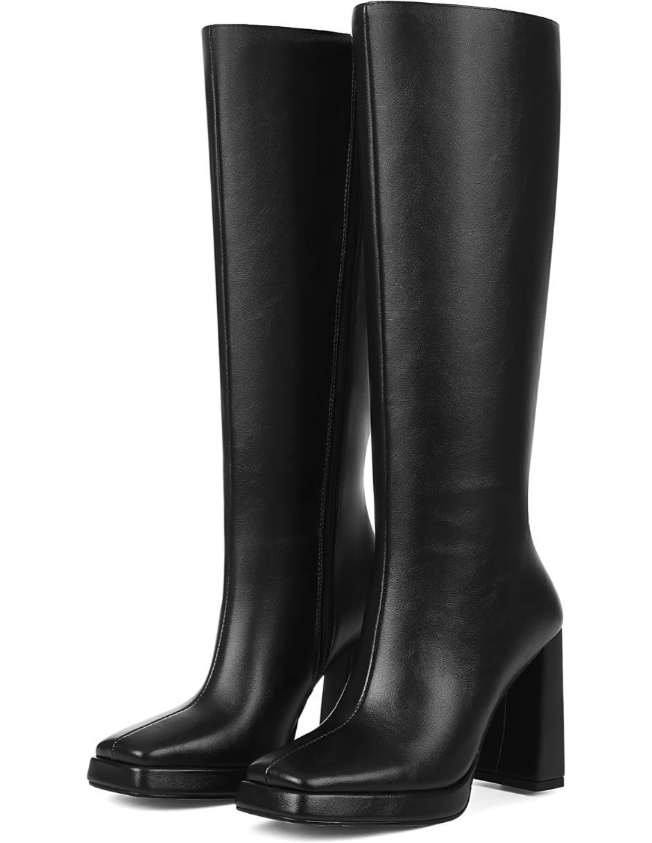 Bota media pierna gwin para mujer
