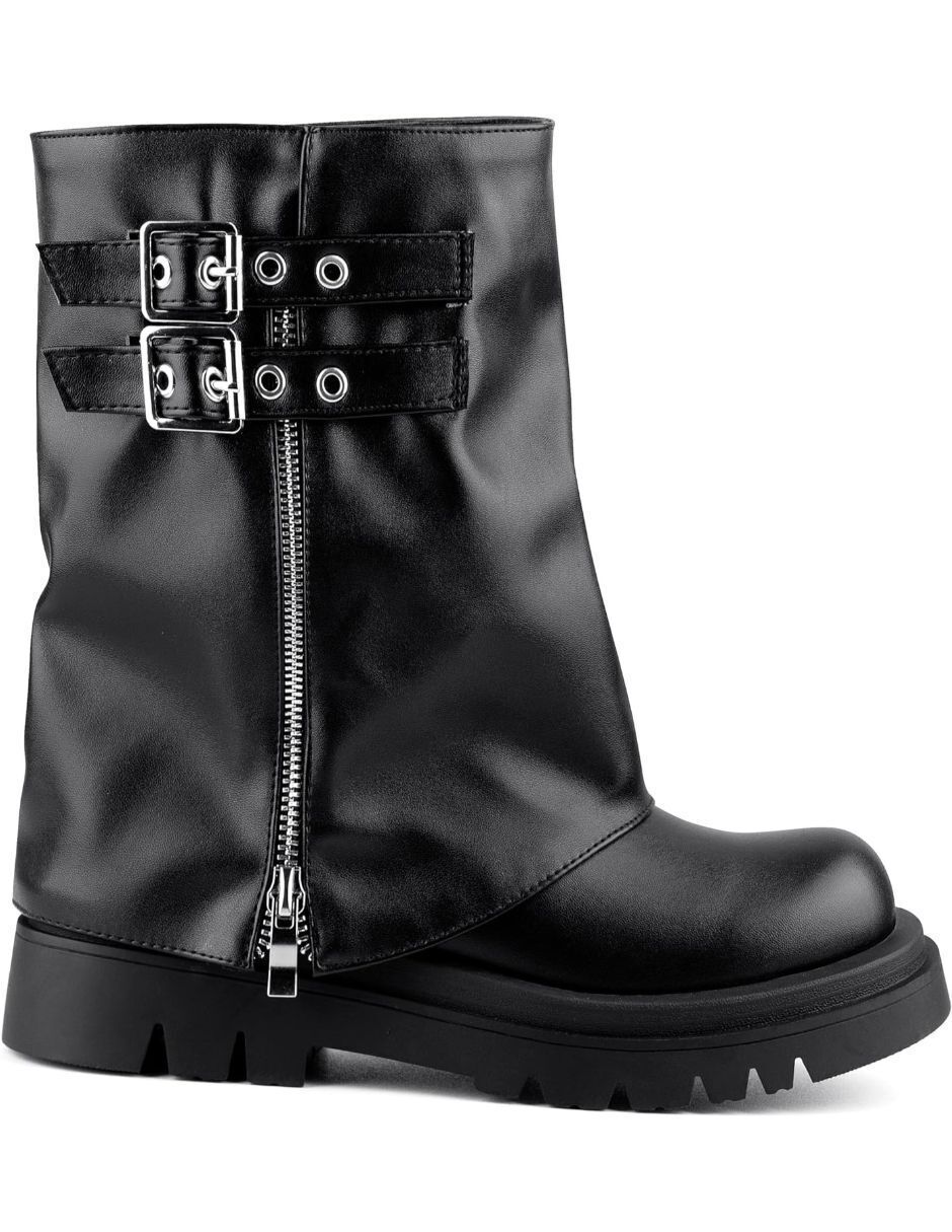 Bota media pierna gwin para mujer
