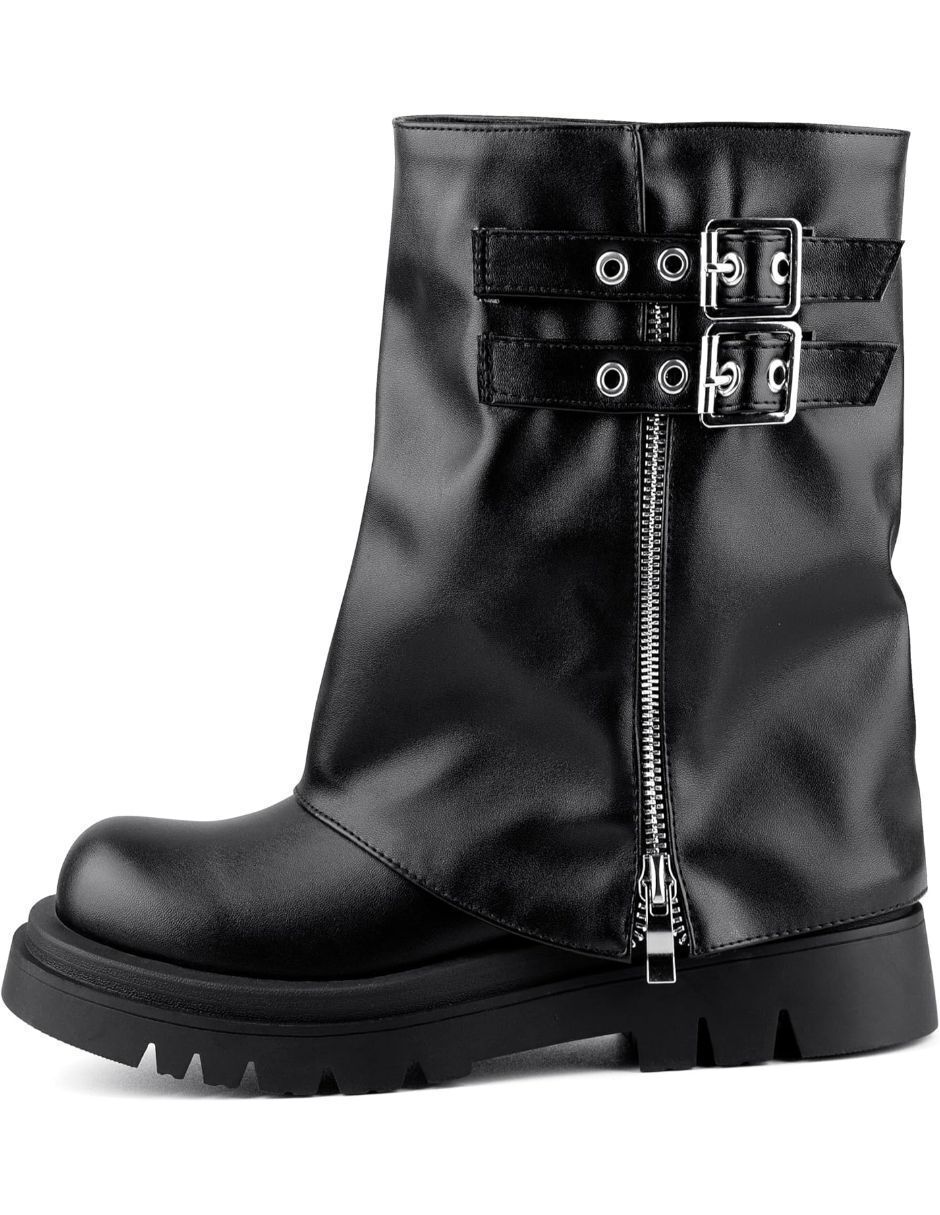 Bota media pierna para mujer