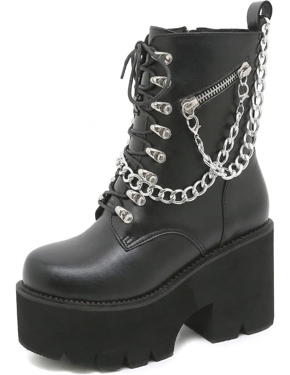 Bota media pierna para mujer