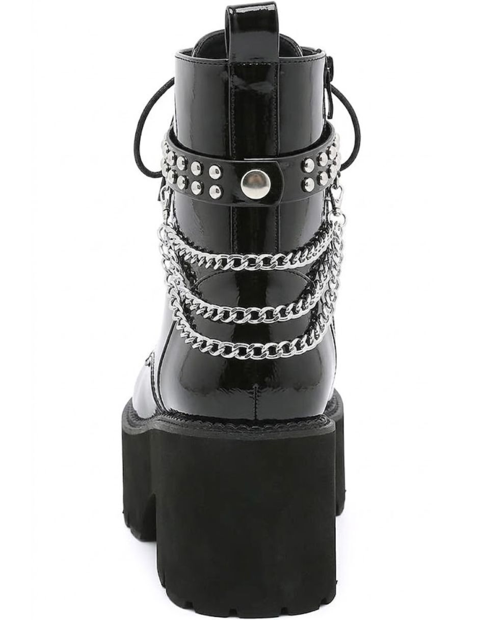 Bota media pierna gwin para mujer