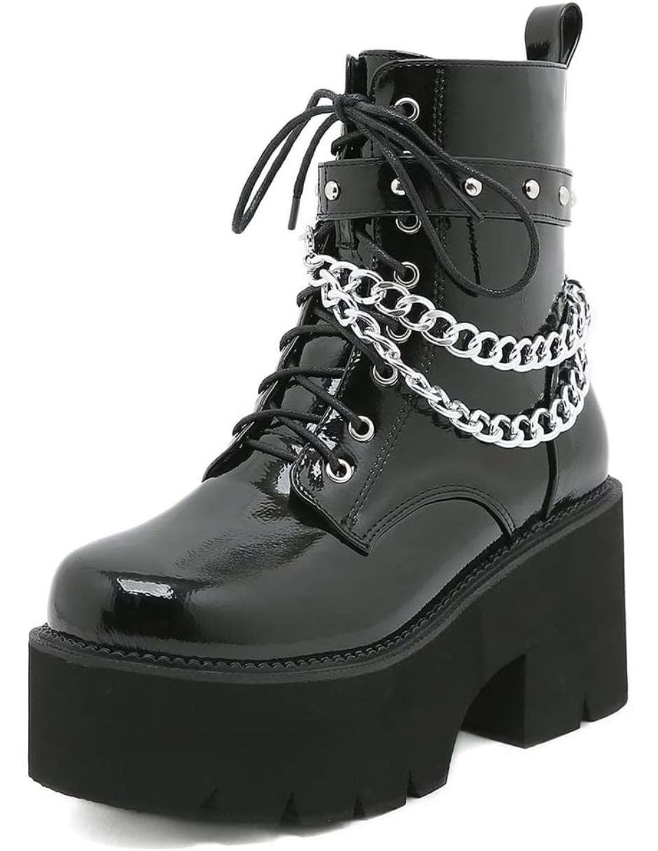 Bota media pierna gwin para mujer