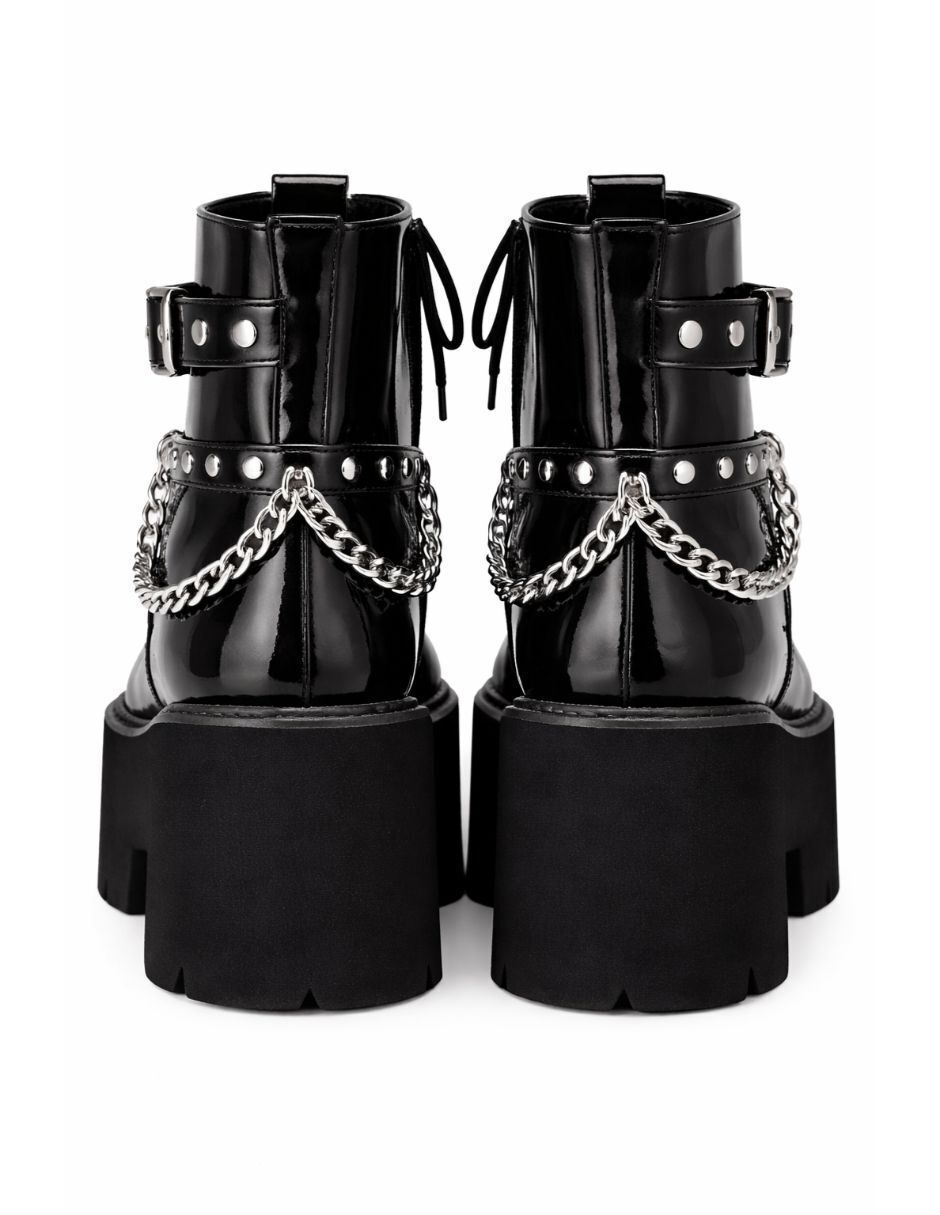 Bota media pierna gwin para mujer