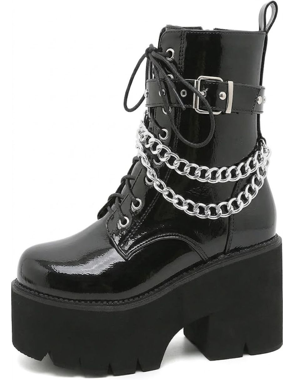 Bota media pierna para mujer