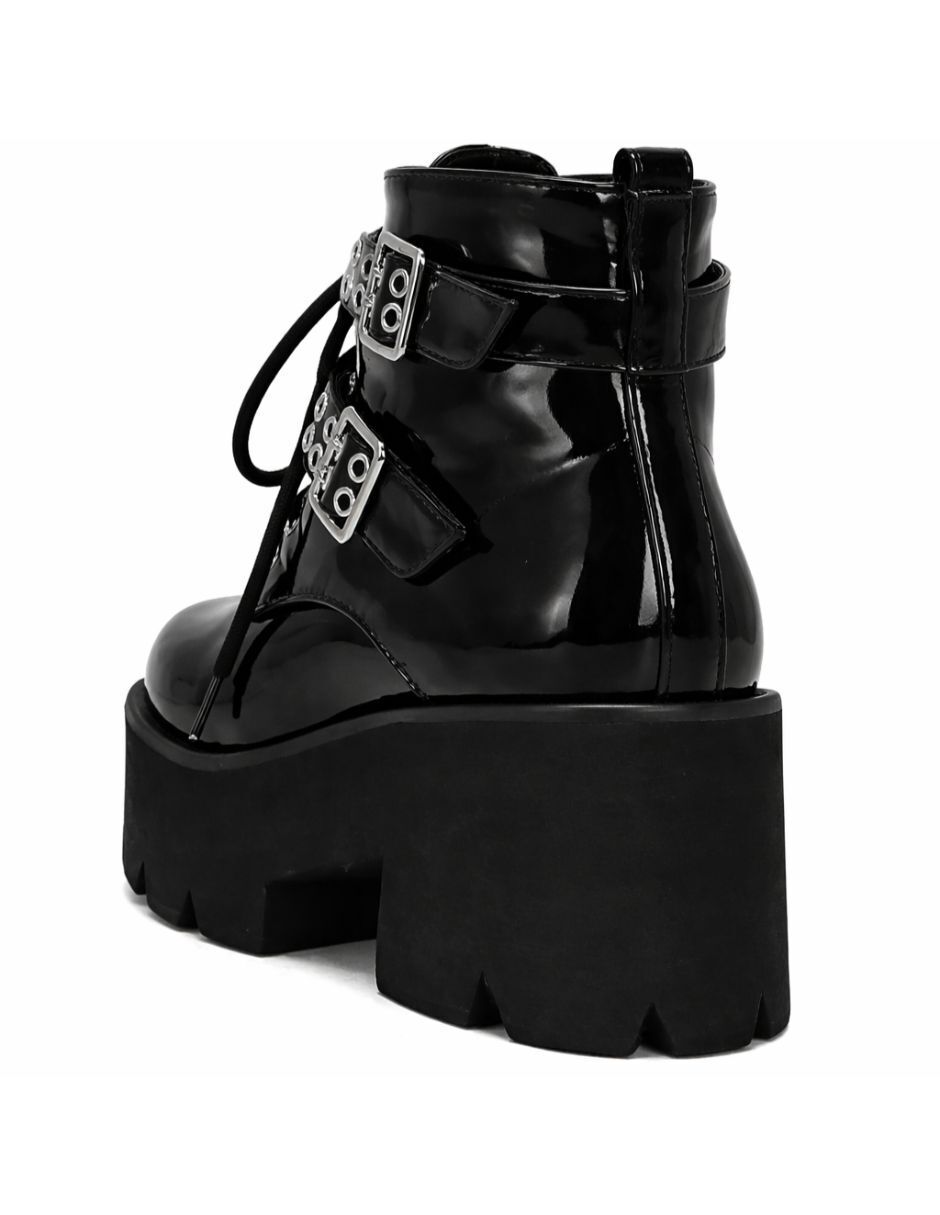 Bota media pierna gwin para mujer