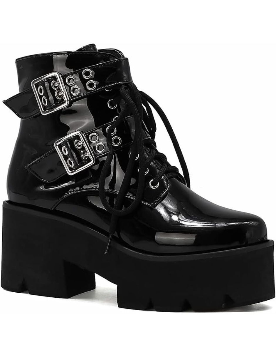 Bota media pierna gwin para mujer