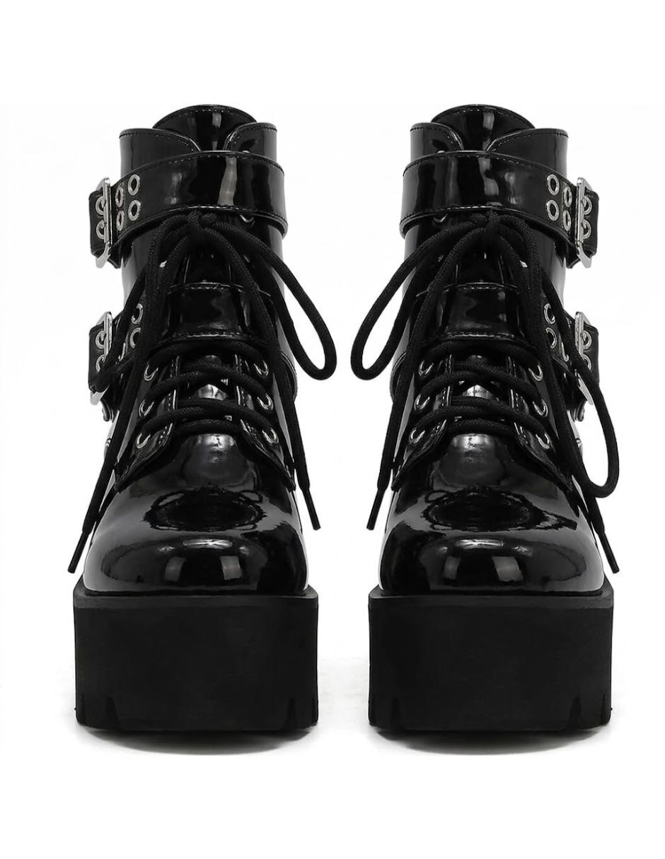 Bota media pierna gwin para mujer